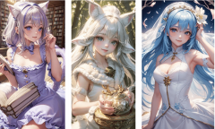 好比我闺蜜的人设：绿卷双马尾傲娇